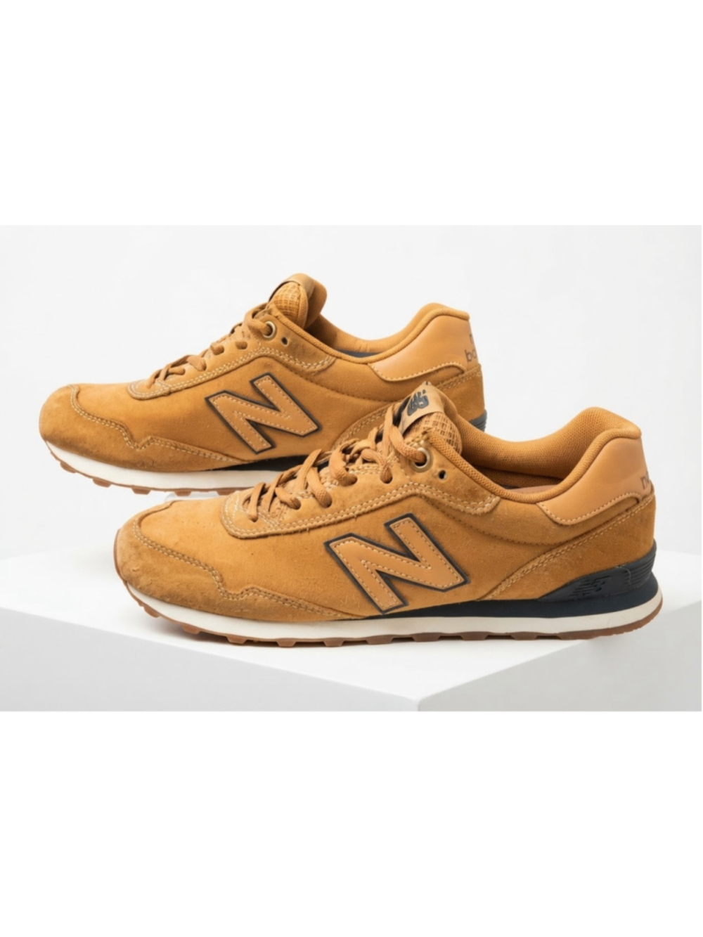 Mens Size 9.5 - New Balance 515v1 Classics Wheat Black White (ML515WAC)